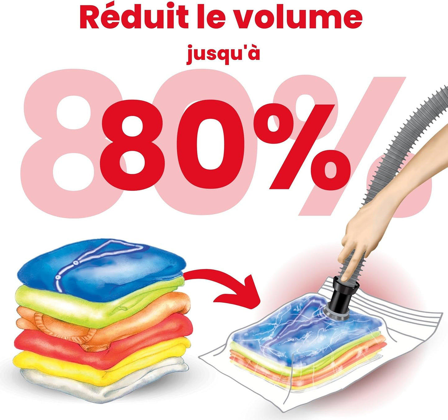 Pack rangement sous vide