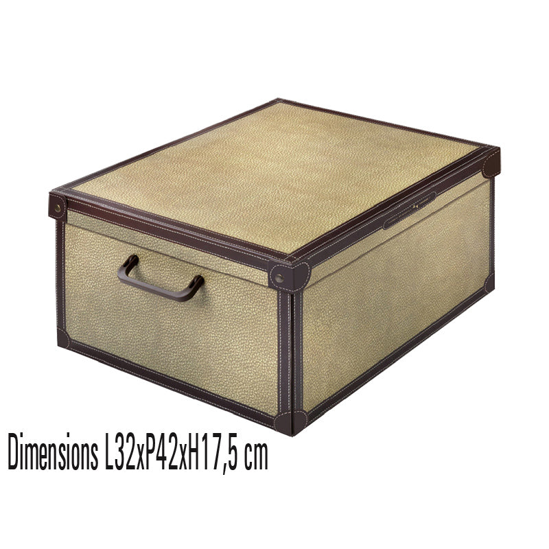 Issue de la collection Classic, format Midi avec décor Tapirus, elle organise documents, linge ou objets sans limite