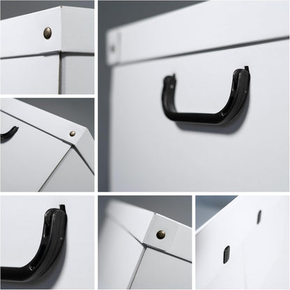 Boite de rangement carton Blanche