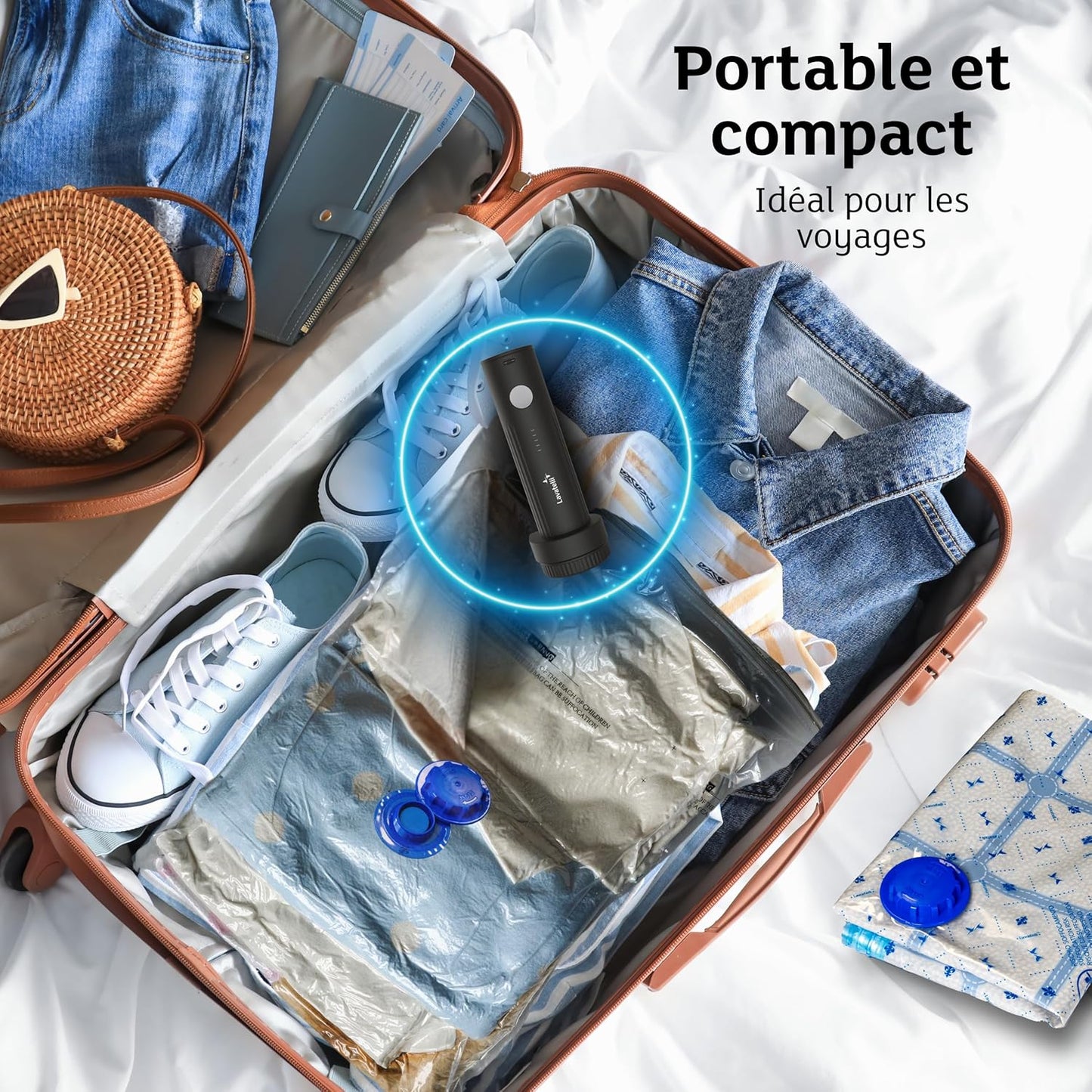 Pompe a vide rechargeable pour sac sous vide