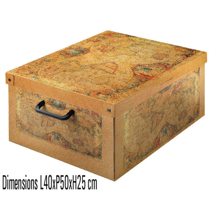 boîte de rangement en carton de la collection Classic décor Marcopolo