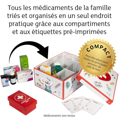Boite de rangement carton Pharma Organizer
