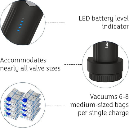 Pompe a vide rechargeable pour sac sous vide
